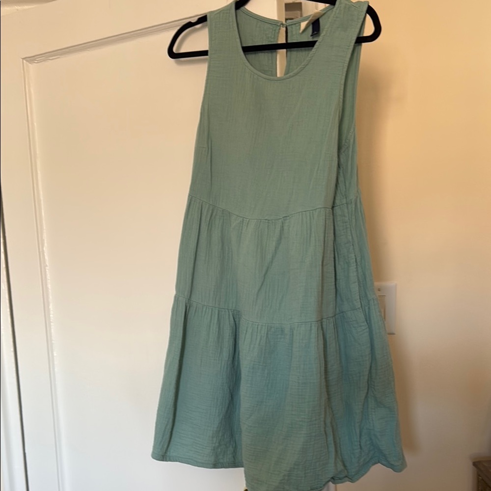 Universal Thread Green Tiered Midi Sundress